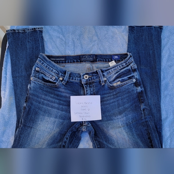 Lucky Brand Sienna Slim Boyfriend JEANS size 2 - Picture 1 of 4